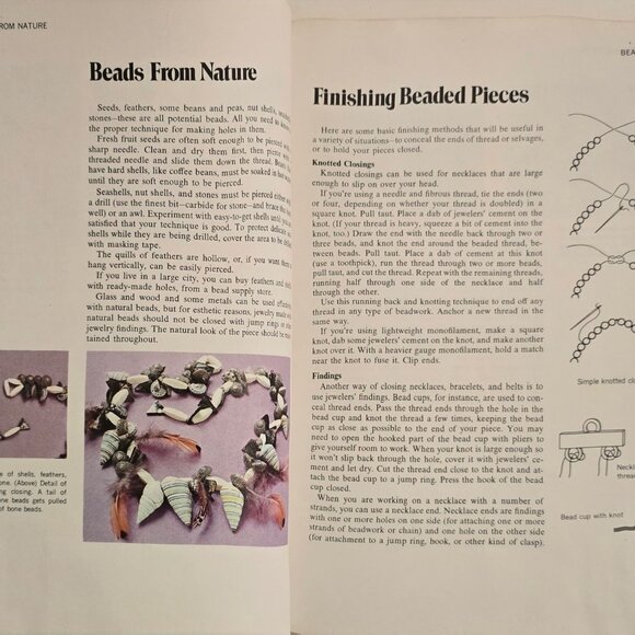 Step By Step Bead Craft 1974 Paperback Golden Press by Judith Glassman - Picture 5 of 14